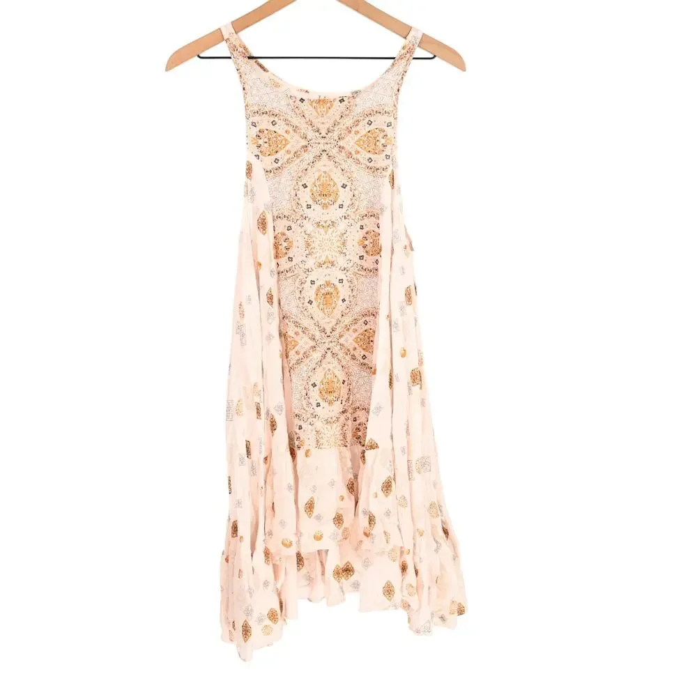Intimately Free People Into You Tea Mini Slip Dress, XS - Picture 1 of 6
